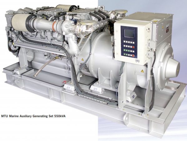 MTU Marine Auxiliary Generating Set 550kVA