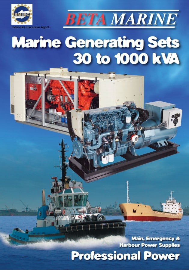 Beta Marine – Marine Generating Sets 30 to 1000 kVA